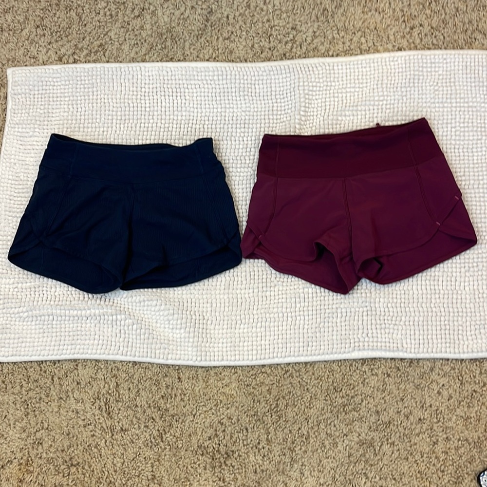 Ivivva girls shorts size 7 set of 2